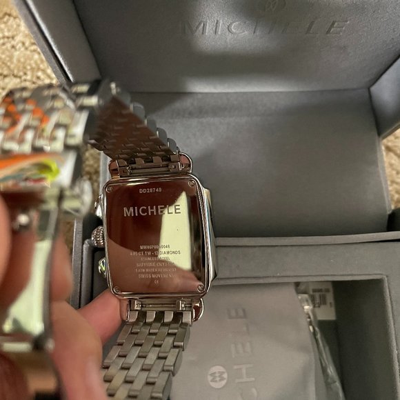 Authentic Like New Michele Deco Chronograph Diamond Dial Women\'s Watch main image 6